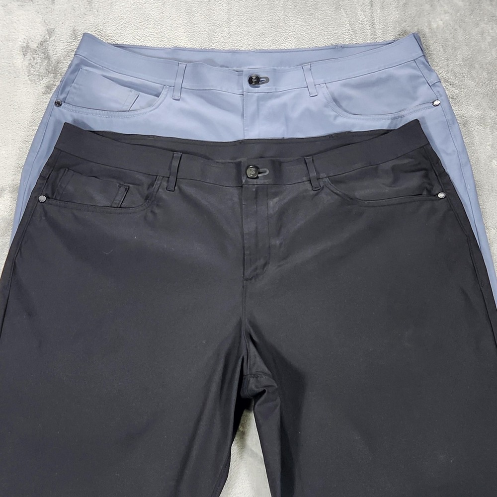Public Rec Dealmaker Pants Mens 40x32 Black‎ Blue 5 Pocket Stretch Tech Lot Of 2